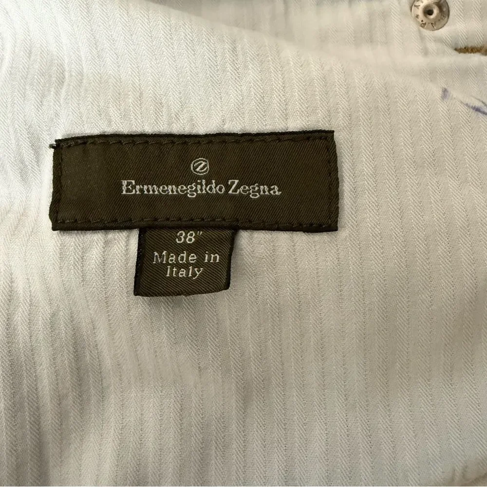 Ermenegildo Zegna Jeans Mens Sz 38 Blue Straight Designer Denim Made in Italy